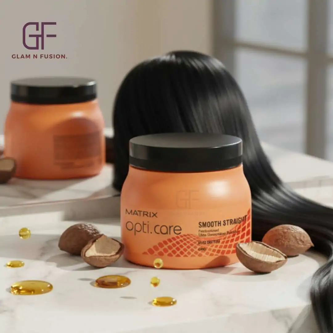 Matrix Opti.Care Smooth Straight Professional Hair Masque With Shea Butter 490g