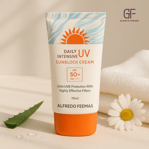 Alfredo Feemas Daily UV Intensive Sunblock Cream 70ml - Image 3