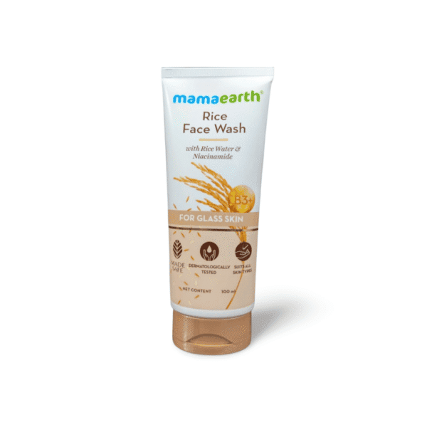 Mamaearth Rice Face Wash 100ml - Image 2