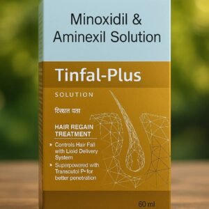 Tinfal Plus Minoxidil 5% & Aminexil Topical Solution