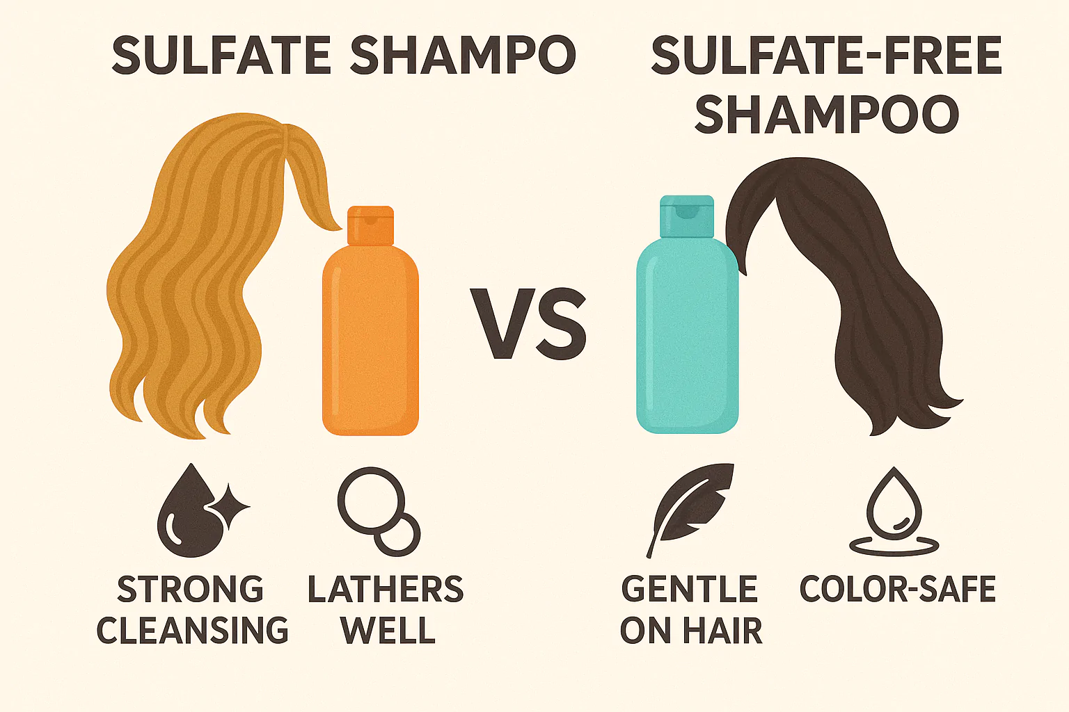 Sulfare vs Sulfate Free Shampoo