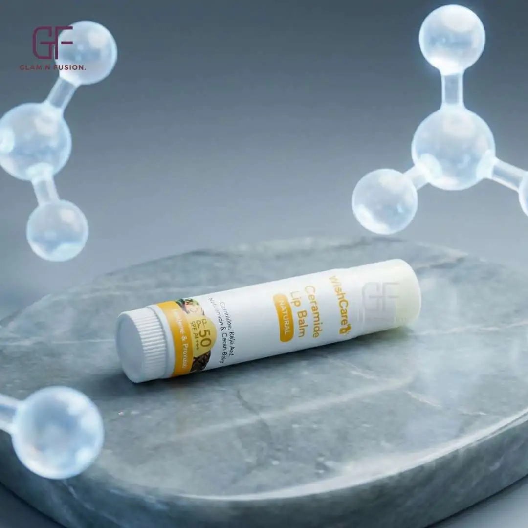 WishCare Ceramide Lip Balm with SPF 50 PA+++ (Natural) 5g