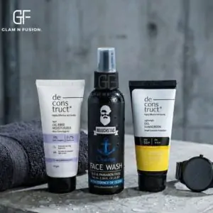 Men's Hassle Free Combo - Muuchstac Face Wash, Deconstruct Moisturizer & Sunscreen
