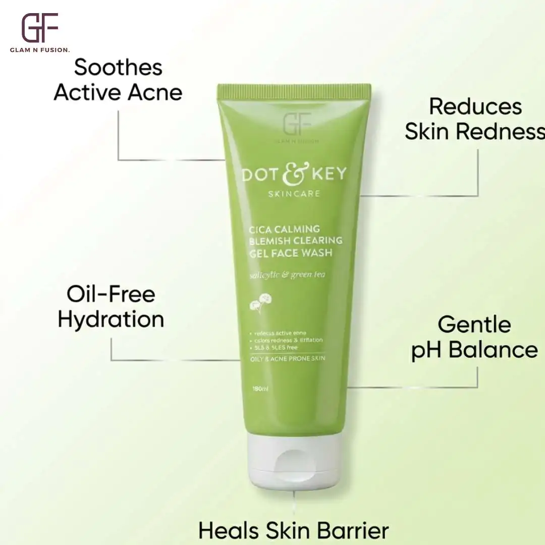Dot & Key Cica Calming Blemish Clearing Gel Face Wash 100ml