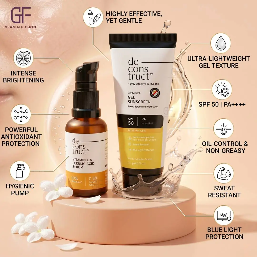 Deconstruct Radiant Skin Combo - Brightening & Sun Protection Duo