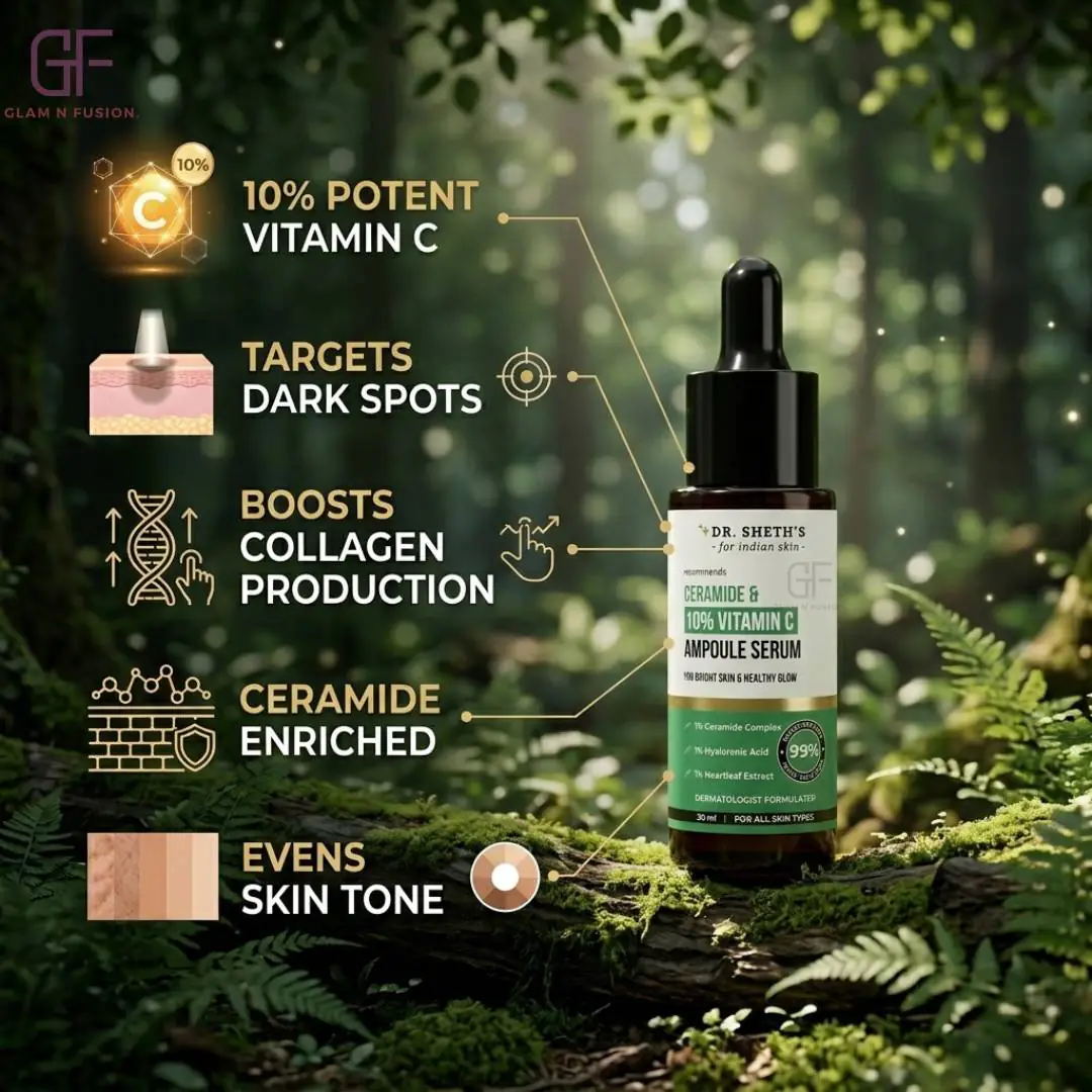 Dr. Sheth's Ceramide & 10% Vitamin C Ampoule Serum - 30 ml