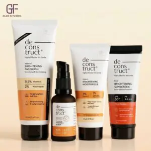 Deconstruct Ultimate Brightening 4-Step Combo - Vitamin C Face Wash, Serum, Moisturizer & Sunscreen