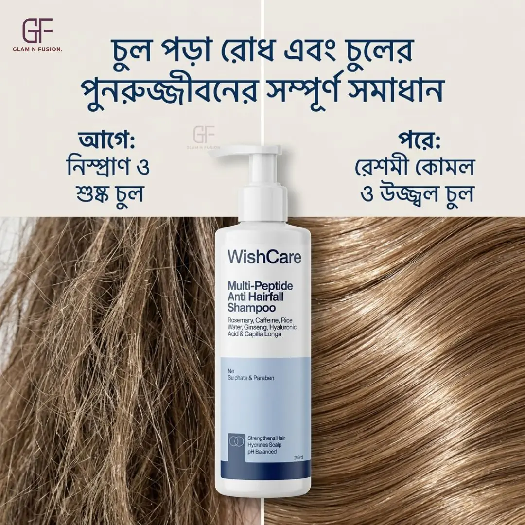 WishCare Multi-Peptide Anti Hairfall Shampoo 250ml