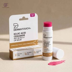 Dermatouch Kojic Acid Ceramide Tinted Pink Lip Balm SPF 50 PA+++