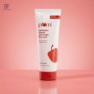 Plum Saffron & Papaya Glow Bright Face Wash 100ml